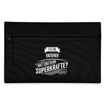 Erzieher - Federtasche - Schwarz - Vorne