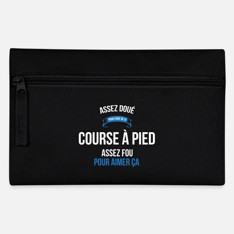 Course à pied assez doué fou homme - Trousse - noir