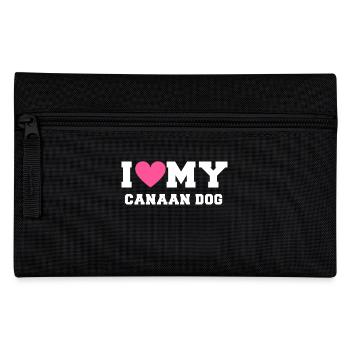 I love my Canaan Dog - Pencil Case - black - Front