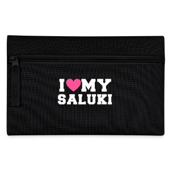 I love my Saluki - Pencil Case - black - Front