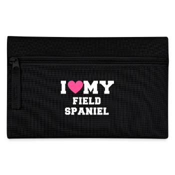 I love my I love my Field Spaniel - Pencil Case - black - Front