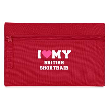 I love my British Shorthair - Trousse - rouge - Devant