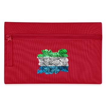 Sierra Leone vintage flag - Pencil Case - red - Front