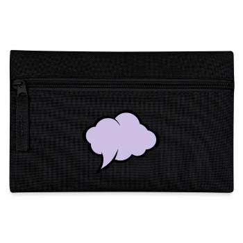 Comic speech bubble - Pencil Case - black - Front