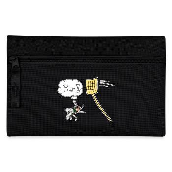 Fly Funny Fly Swatter Funny Vector Nouveau - Trousse - noir - Devant