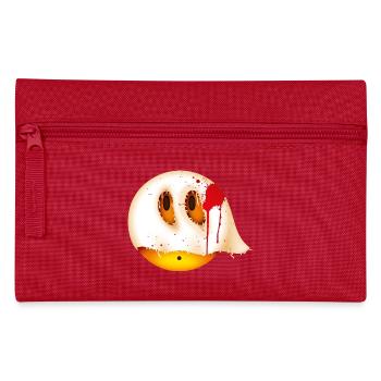 Smiley Glossy Bloody Ghost - Pencil Case - red - Front