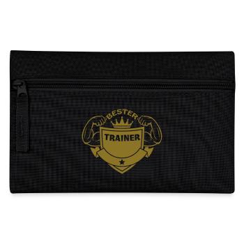 Bester trainer - Federtasche - Schwarz - Vorne