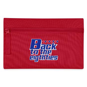 Zurück in die Achtziger Retro - Federtasche - Rot - Vorne