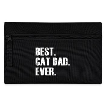 Best Cat Dad Ever - Awesome Gift For Cat Lover - Pencil Case - black - Front