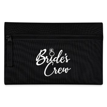 Braut Crew - Bachelorette Party, Henne Nacht Geschenk - Federtasche - Schwarz - Vorne
