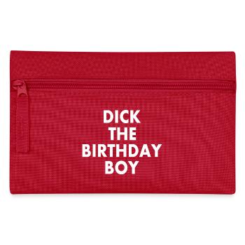 Dick the birthday boy - Pencil Case - red - Front