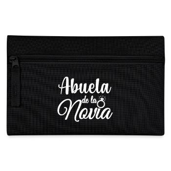 Abuela de la Novia Bride's Grandma Wedding Party - Pencil Case - black - Front