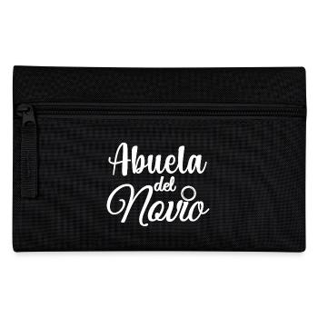 Abuela del Novio Groom's Grandma Wedding Party - Pencil Case - black - Front
