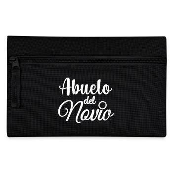 Abuelo del Novio Groom's Grandpa Wedding Party - Pencil Case - black - Front