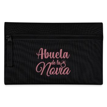 Abuela de la Novia Bride's Grandma Wedding Party - Pencil Case - black - Front