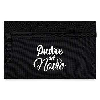 Padre del Novio Groom's Father Wedding Gift - Pencil Case - black - Front