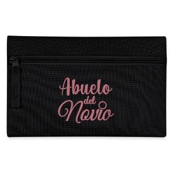 Abuelo del Novio Bräutigam Großvater Hochzeitsgeschenk - Federtasche - Schwarz - Vorne