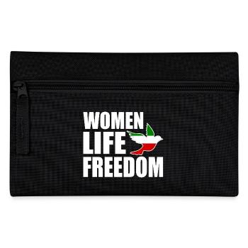 Women life freedom - Pencil Case - black - Front