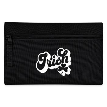Cadeau de la Saint-Patrick Trèfle Hommes, Femmes, Enfants - Trousse - noir - Devant