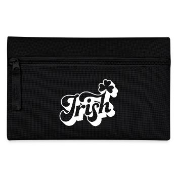 Cadeau de la Saint-Patrick Trèfle Hommes, Femmes, Enfants - Trousse - noir - Devant