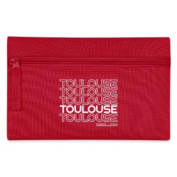 Neon Toulouse lettering - Pencil Case - red - Front