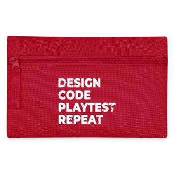 Game Development Progress - Pencil Case - red - Front