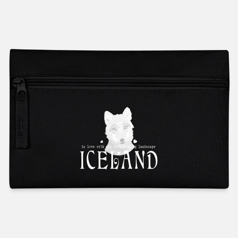 Iceland fox - Federtasche - Schwarz