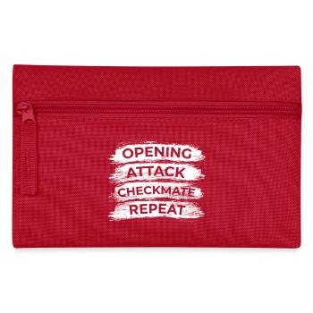 Techniques d’échecs - Trousse - rouge - Devant