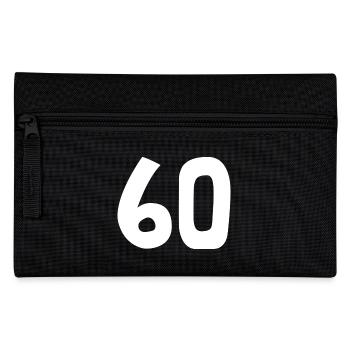 60. 60 ANS. 60e ANNIVERSAIRE. ANNIVERSAIRE 60 ANS. - Trousse - noir - Devant