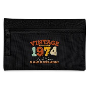 Millésime 1974 Rétro Style 51ème Anniversaire - Trousse - noir - Devant