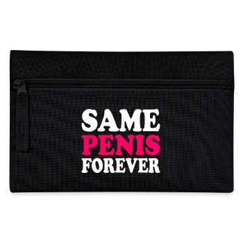 Same penis forever - Federtasche - Schwarz - Vorne