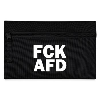 Fck afd - Federtasche - Schwarz - Vorne