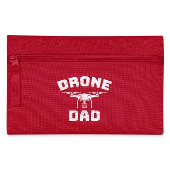 Drone Dad Drohnen Vater - Federtasche - Rot - Vorne