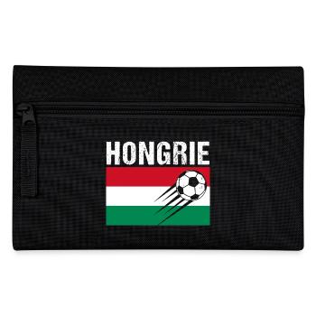 Ungarn Flagge Ungarisches Fußball Geschenk - Federtasche - Schwarz - Vorne