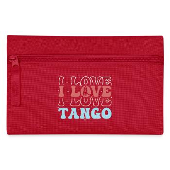 J’aime le tango tango danse musique latine - Trousse - rouge - Devant
