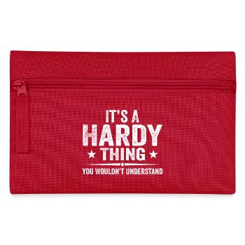 It's A Hardy Thing You Wouldn't Understand | Hardy - Trousse - rouge - Devant