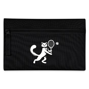 Chat Joueur de Tennis Club Silhouette - Trousse - noir - Devant