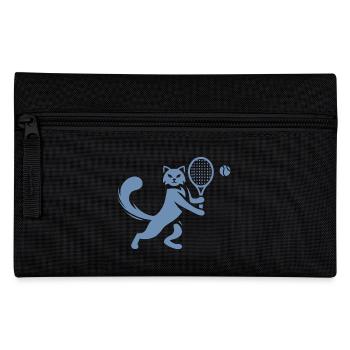 Chat Joueur de Tennis Club Silhouette - Trousse - noir - Devant