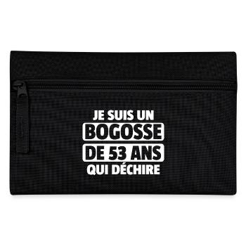 homme de 53 ans / cadeau 53 ans / t-shirt 53 ans - Trousse - noir - Devant