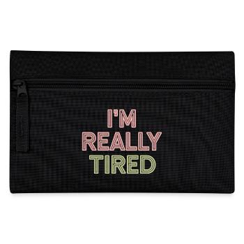 I'm Really Tired 12 - Federtasche - Schwarz - Vorne