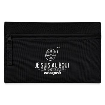 I'm at the end of my rope in my head - Pencil Case - black - Front
