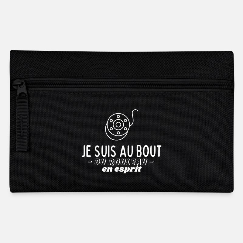 Je suis au bout du rouleau dans ma tête - Trousse - noir
