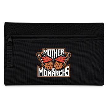 Monarchfalter-Träume in Farbe - Federtasche - Schwarz - Vorne