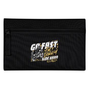 Roulez vite, salissez - Motocross Saying - Trousse - noir - Devant