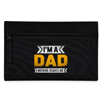 Best Dad Father´s Day Husband Men Daddy Father Man - Pencil Case - black - Front
