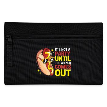 Hot Dog Snack - Pencil Case - black - Front