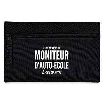 Driving School Instructor - Pencil Case - black - Front