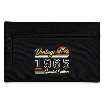 Anniversaire 60 Ans | Millésime 1965 Cadeau 1965 - Trousse - noir - Devant