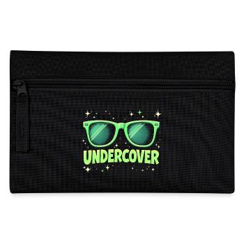 Sunglasses & Costume - Funny Motif - Pencil Case - black - Front
