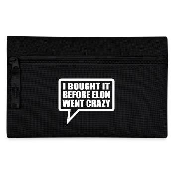 I bought it before Elon went crazy - Federtasche - Schwarz - Vorne